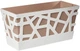 Вазон Idel Flowerbox 40 см Коричневый/белый (730027) - изображение 1