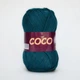 Пряжа Vita Cotton Coco 4330 петрол - изображение 2
