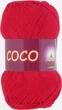 Пряжа Vita Cotton Coco 3856 червоний - изображение 2