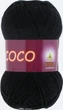 Пряжа Vita Cotton Coco 3852 чорний - изображение 2