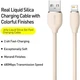 Кабель для быстрой зарядки Baseus Jelly Liquid Silica Gel Fast Charging Data Cable USB to iP 2.4A 1.2m Кабель для iPhone (CAGD000004) Pink - изображение 4