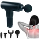 Перкуссионный ручной массажер для тела и мышц массажный пистолет Fascial Gun RH-320 Черный - изображение 2