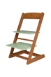Стул деревянный растущий с подножкой Мастерская ПАПЫ КАРЛО Woody Pastel Green - изображение 1