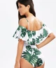 Fashions • Купальник із воланом Монстера Fashions XL білий (50/68-со) - зображення 2