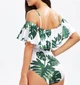 Fashions • Купальник із воланом Монстера Fashions XL білий (50/68-со) - зображення 6