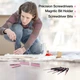Набор рабочих инструментов WORKPRO, 106 предметов, розового цвета. - изображение 6