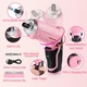 Набор инструментов WORKPRO Pink 18 с аккумуляторной отверткой 3,7 В, с 10 насадками, ножом, молотком, прецизионной отверткой, рулеткой, длинногубцами - изображение 5