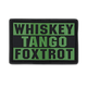 Патч шеврон Condor WHISKEY FOXTROT PVC Patch (ПВХ) 181007 Олива (Olive) - изображение 1