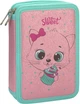 Пенал Cool For School 2 отделения с отворотами Розовый (CF87276) - изображение 1