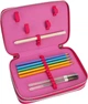 Пенал Cool For School 2 отделения с отворотами Розовый (CF87281) - изображение 3