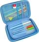 Пенал Cool For School с тиснением 1 отделение Голубой (QT-3992-Blue) - изображение 2
