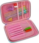 Пенал Cool For School с тиснением 1 отделение Фиолетовый (QT-5632-Purple) - изображение 2