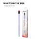 Силиконовый чехол AhaStyle Protective Sleeve Purple для Apple Pencil 2 - изображение 4
