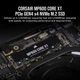 Накопитель SSD 2TB M.2 NVMe Corsair MP600 Core XT M.2 2280 PCIe Gen4.0 x4 3D QLC (CSSD-F2000GBMP600CXT) - изображение 3