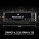 Накопитель SSD 2TB M.2 NVMe Corsair MP600 Core XT M.2 2280 PCIe Gen4.0 x4 3D QLC (CSSD-F2000GBMP600CXT) - изображение 6