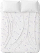 Простынь Home Line Бязь 145х215 см Белая с лавандовым (165395) - изображение 2