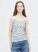 Майка женская с кружевом Uniqlo 810544347 XS Голубая (1159782249) - изображение 1