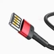 Кабель для быстрой зарядки Baseus Cafule Cable Special Edition USB For iP 1m Кабель для iPhone (CALKLF-G91) Red+Black - изображение 3