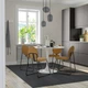 Стіл і 4 стільці IKEA DOCKSTA/MANHULT 103 см білий/медово-коричневий (595.060.26) - зображення 2