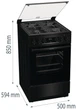 Плита комбинированная GORENJE MEKS5141B - изображение 14