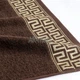 Подарочный Набор Полотенец в коробке Greg Gold Brown - Комплект Банных Полотенец 3 шт: 70 х140 см, 50х90 см, 30х50 см Коричневый - изображение 4
