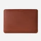 Открытый чехол для MacBook 13 Air/Pro 2016-2022 из кожи Crazy Horse в рыжем цвете - изображение 1