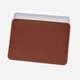 Открытый чехол для MacBook 13 Air/Pro 2016-2022 из кожи Crazy Horse в рыжем цвете - изображение 2