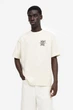 Футболка с принтом H&M Relaxed Fit M молочный 0967955066 - изображение 1