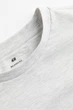 Футболка H&M Relaxed Fit M светло серый меланж 1003662026 - изображение 6