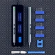 Электрическая отвертка с набором бит U&P Precision Screwdriver Set 28 шт 350mah Grey (SYT-KS882037-GY) - изображение 7