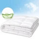 Ковдра Le Vele Aloe Vera White нанофайбер 195х215 см Біла - зображення 5