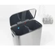 Бак для сміття Brabantia Bo Pedal Bin 2х30 л темно-сірий (211461) - изображение 5