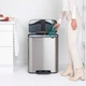 Бак для сміття Brabantia Bo Pedal Bin 2х30 л темно-сірий (211461) - изображение 7