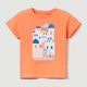 T-shirt dziecięcy dla dziewczynki OVS 1790536 134 cm Pomarańczowy (8057274915150) - obraz 1