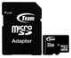 Карта пам'яті MicroSDHC 32GB Class 10 Team + SD-adapter (TUSDH32GCL1003) - зображення 1
