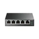 Комутатор TP-Link TL-SG1005LP (1хGE, 4xGE PoE+, max PoE 40W) - зображення 1