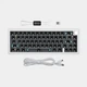 Клавиатура Zuoya GMK67 механическая основа для сборки проводная/беспроводная/Bluetooth - Белый - изображение 9