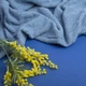 Махровое полотно хлопковое 430 гр/м2, махра, хлопок, ткань полотенечная, для халатов, махровая, натуральная деним м.п. - изображение 3