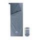 Спальник надлегкий Naturehike Ultralight LW180 NH21MSD09 правий, (15°C), p-p M, сіро-синій - изображение 1