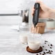 Аккумуляторный электрический вспениватель молока Капучинатор Lecot MF-07 Milk Frother - изображение 3