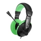 Гарнитура Gemix W-300 Black/Green (04300094) - изображение 1