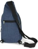 Рюкзак Городской однолямочный на одно плечо Wallaby 112 blue - изображение 3