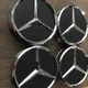 Колпачки / заглушки в диски Mercedes (75/70/16) (черные) - изображение 3