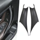 Комплект накладок на внутрішення ручки дверей bmw f30 f31 f32 f33 f34 f35 f80 (чорні) - зображення 1