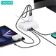 Зарядний пристрій Usams 6в1 65W Super Si Fast Charging (1xUSB, 2xType-C+ 3 розетки) - зображення 5