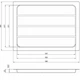 Поддон для сушки посуды Sigma 400 CD белый 340x251мм (712281) - изображение 2
