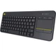 Клавіатура бездротова Logitech Touch K400 Plus Black - изображение 2