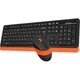 Комплект бездротовий A4Tech FG1010 (Orange) - изображение 4