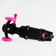 Самокат беговел 5 в 1 Best Scooter LS-96302 с дополнительными колесами и защитным бампером бело-розовый - изображение 6
