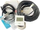 Гріючий кабель в стяжку Extherm ETC ECO 13,5-20,5 м² (2300 Вт)+програмований чорний термостат - зображення 1